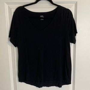 Black v-neck